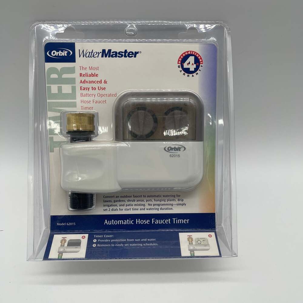 Orbit WaterMaster 62015‎ Automatic 2-Dial Battery Operated Hose Faucet Timer
